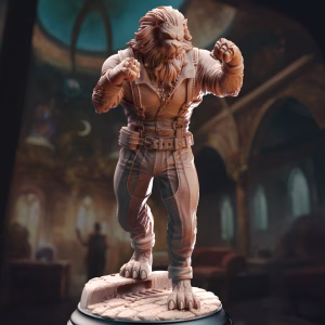 Vaa'dren Snowmane – Lionfolk Bouncer