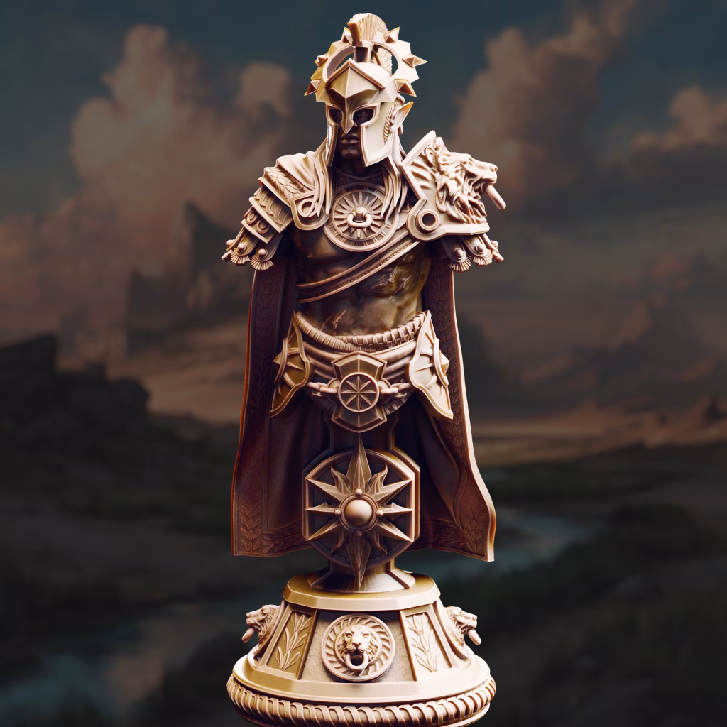 Vilryn Kaedrys - Sun Elf Gladiator Bust