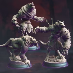 Werewolf Warriors – Saltmist Pack Fighters