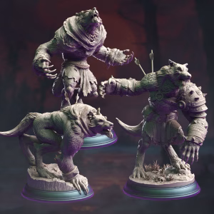 Werewolf Warriors – Saltmist Pack Fighters