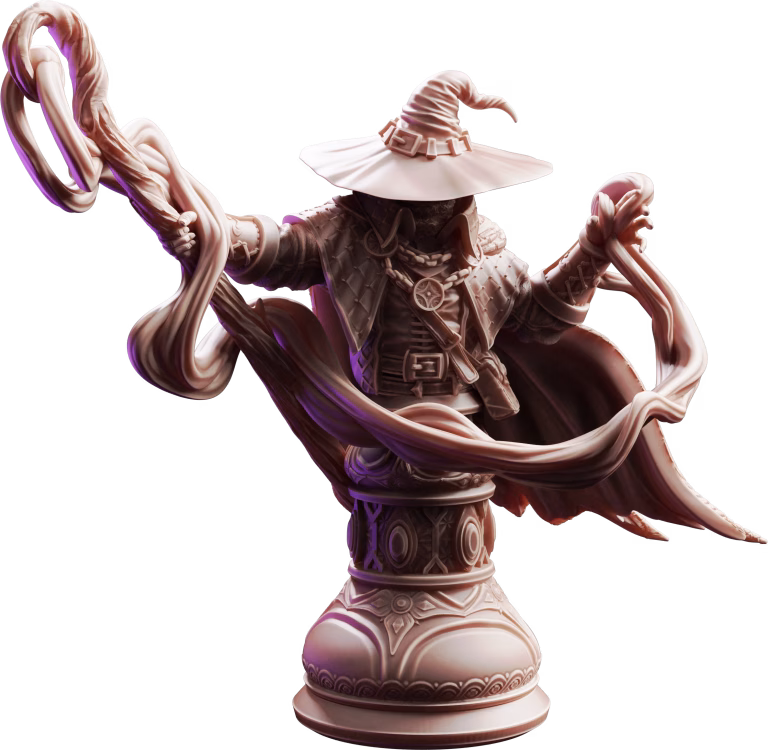 Big Hat Harrison - Professor of the Unknown Bust
