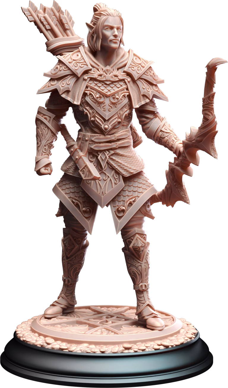 Ervion ro Estel – Elven Monster Hunter Ranger — Display Edition