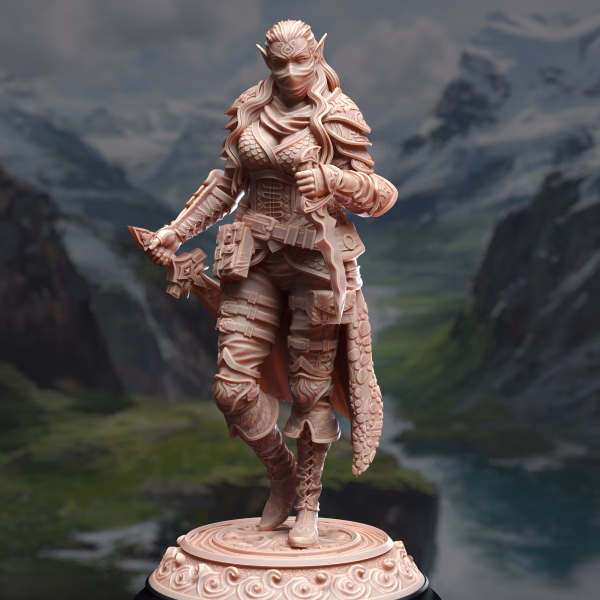 Hali Brookes – Water Genasi Swashbuckler Rogue