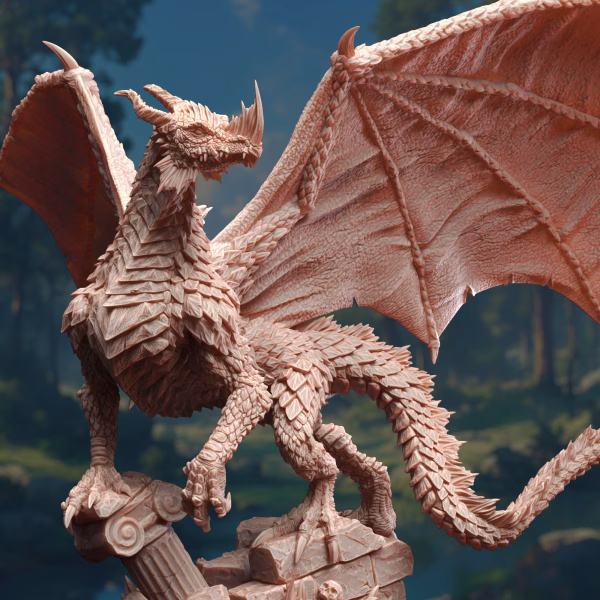 Midorius the Broken – Juvenile Green Dragon