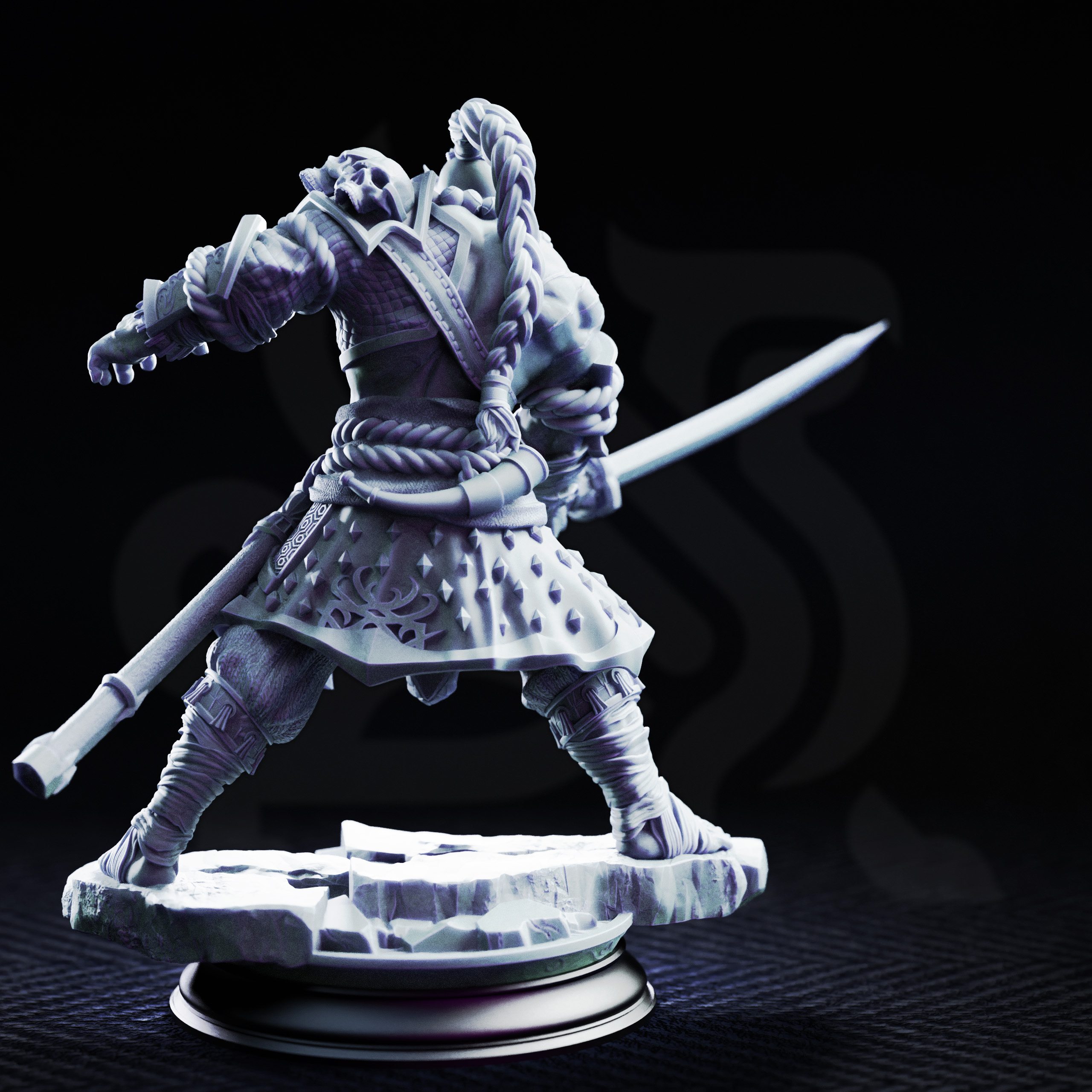 Bagrash Ilkhan, Orc Blademaster – The Mire Vanguard - Image 3