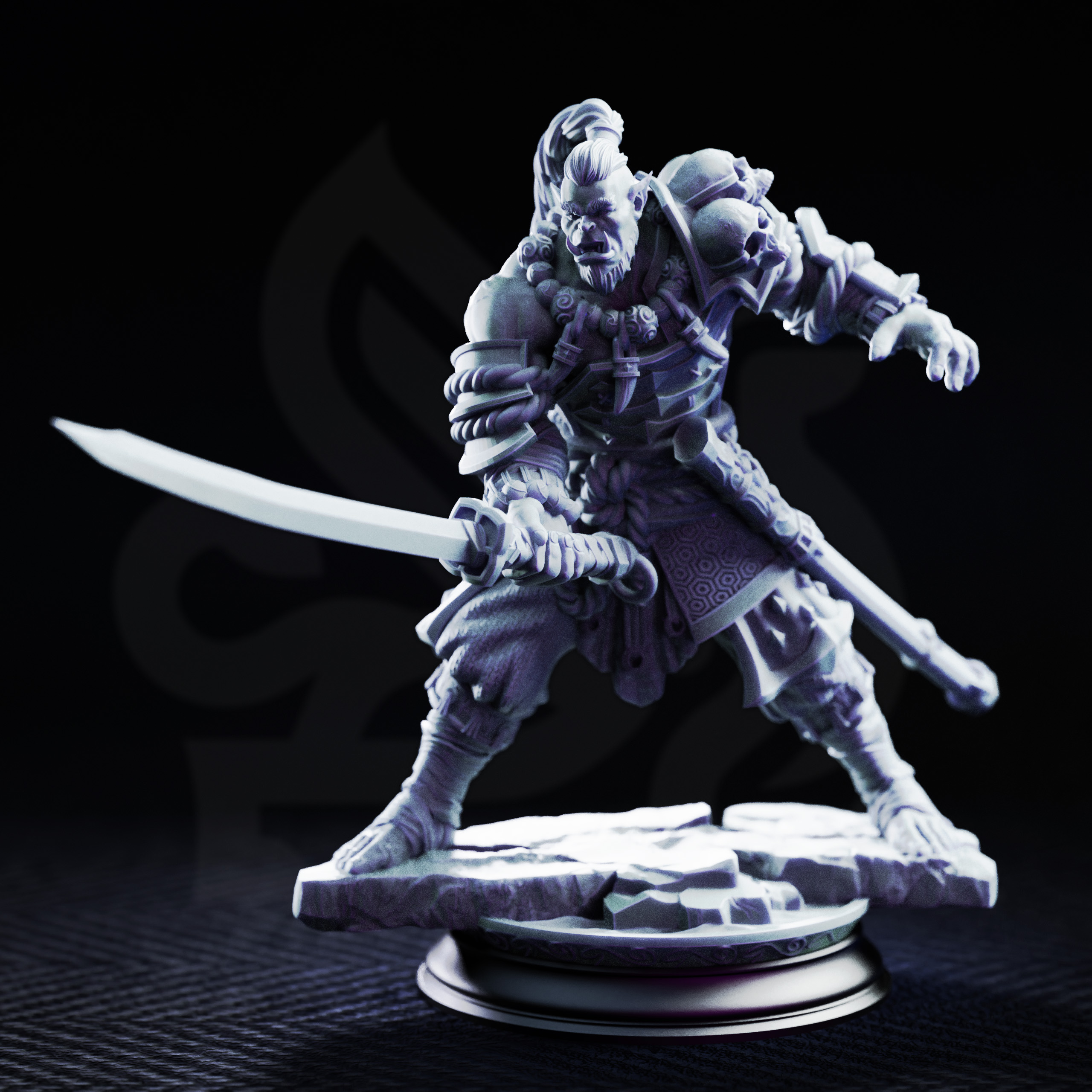 Bagrash Ilkhan, Orc Blademaster – The Mire Vanguard - Image 2