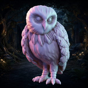 Nyx, Moonfeather Owl – The Silent Strigid
